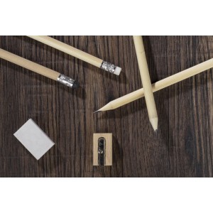 Crayon bois STUDENT noir HB avec gomme personnalisé | Apothiclick