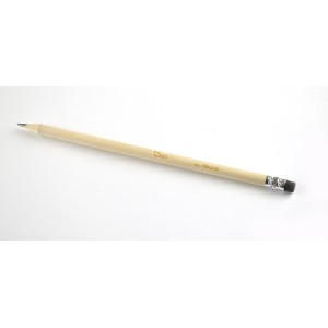 Crayon bois STUDENT noir HB avec gomme personnalisé | Apothiclick