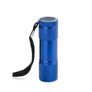 Lampe de poche RAY 9 LED bleue personnalisable gravure | Apothiclick
