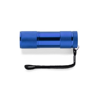 Lampe de poche RAY 9 LED bleue personnalisable gravure | Apothiclick