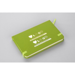 Carnet A6 VITAL vert clair personnalisable impression | Apothiclick