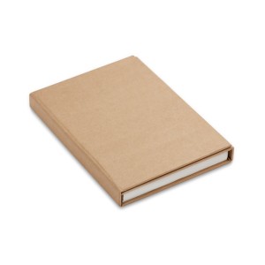 Carnet pliant A6 TRIPLO beige personnalisé | Apothiclick
