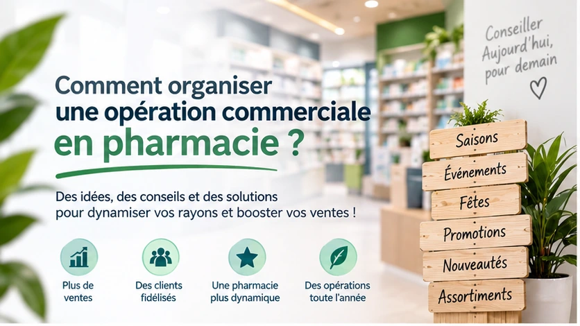 Comment organiser une opération commerciale en pharmacie