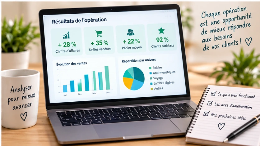Analyse des performances d'une opération commerciale en pharmacie